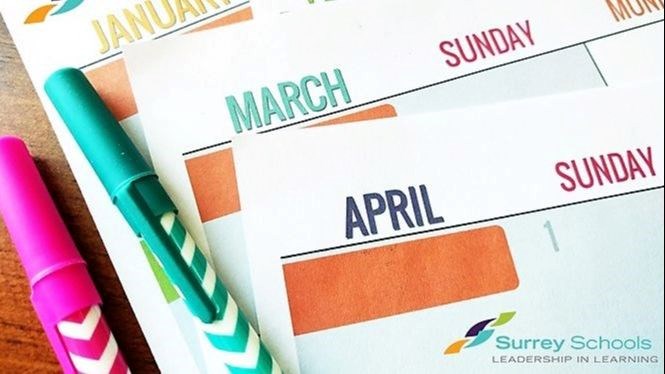 Surrey Schools seeking input on proposed 2026-27 school calendar